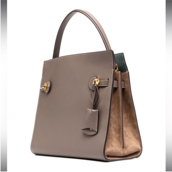 EUC Tory Burch Lee Radziwill Double Bag Satchel - Picture 2 of 16